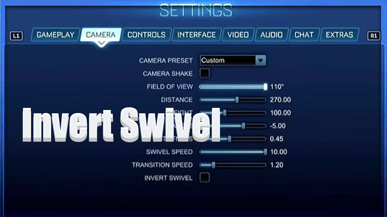 What is Invert Swivel in Rocket League?