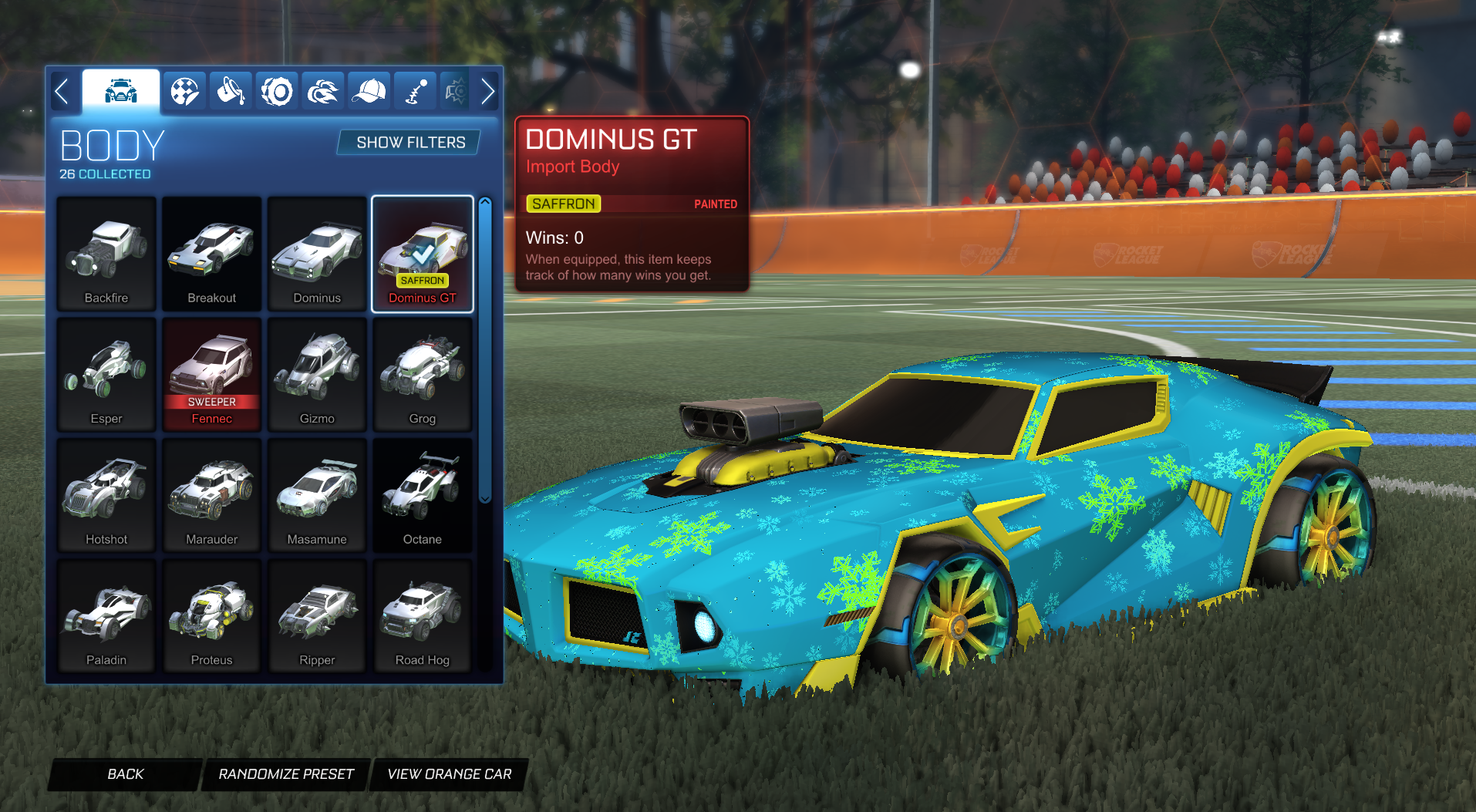 Saffron Dominus GT Previewed in game