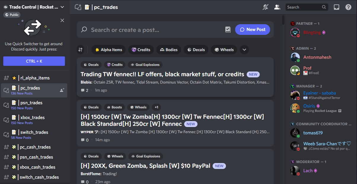 Trade Central Discord